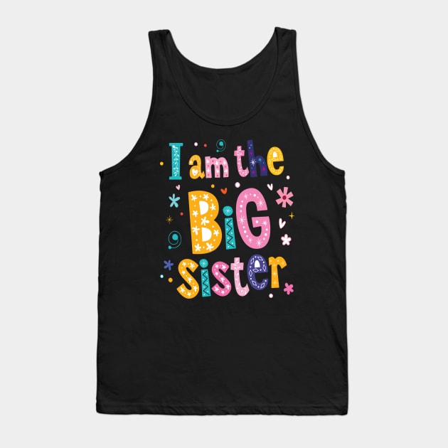 Big Sister christmas 2023 Tank Top by Work Memes